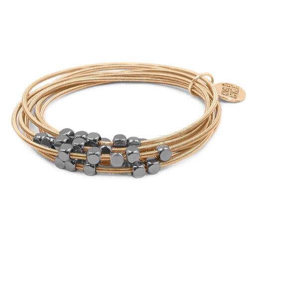 RETAIL $45 Kinsley Armelle Metallic Collection Silver Ory Bracelet*GORGEOUS*NEW - Picture 1 of 2